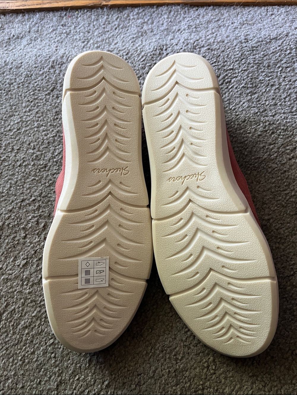 Skechers Women’s Slip-Ons in muted burgundy red - Picture 4 of 5